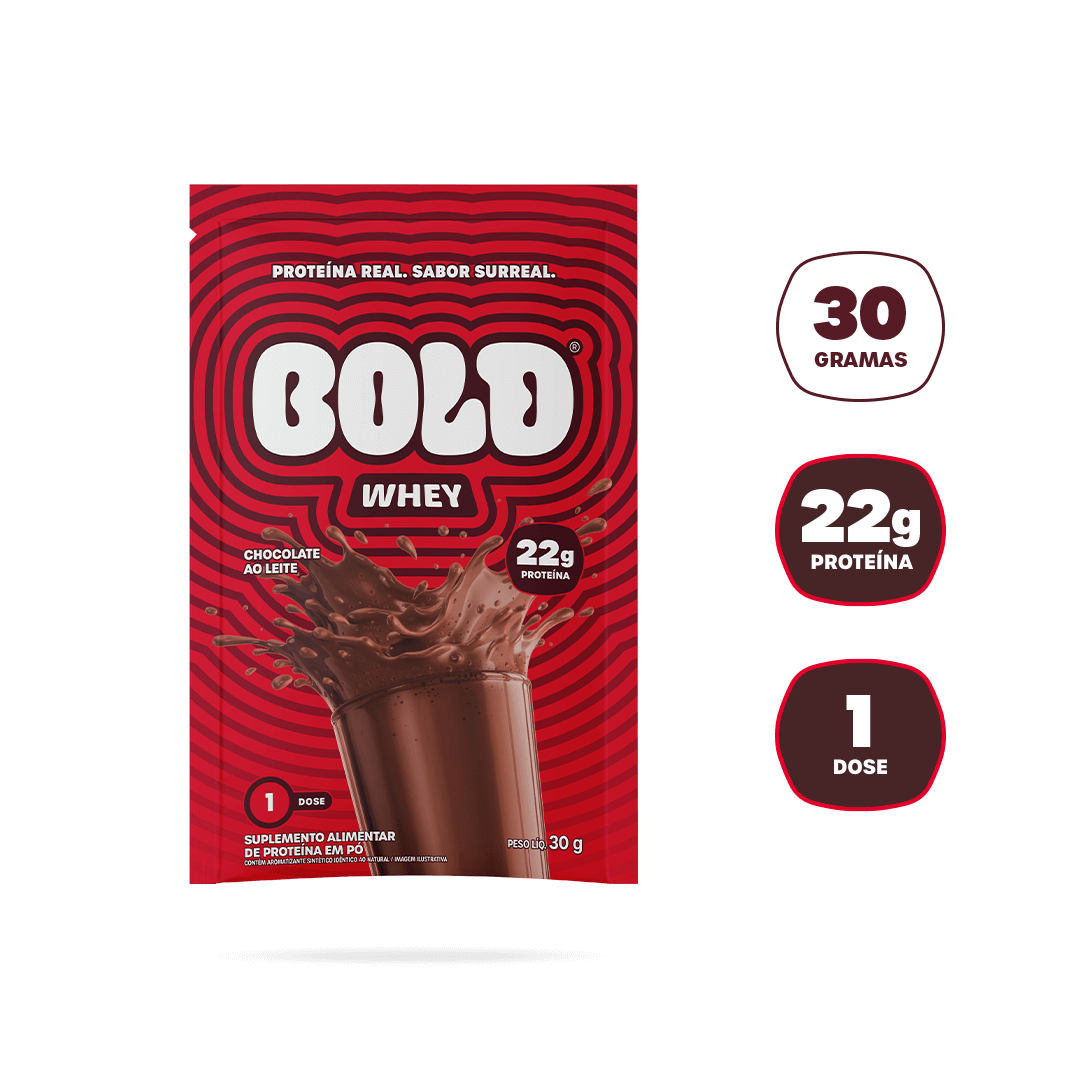 BOLD WHEY CHOCOLATE AO LEITE - SACHÊ (30g)